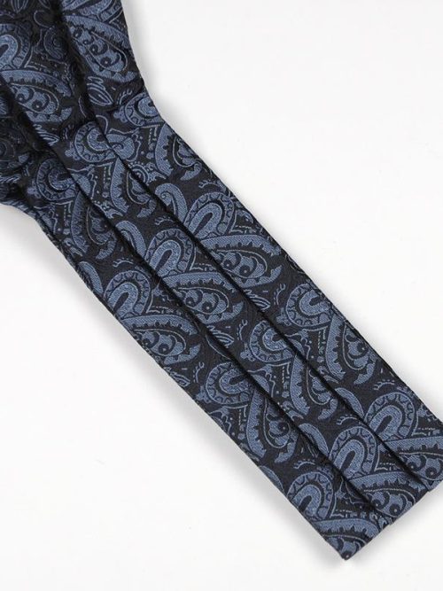 Mark Vintage Paisley Cravat – Blue