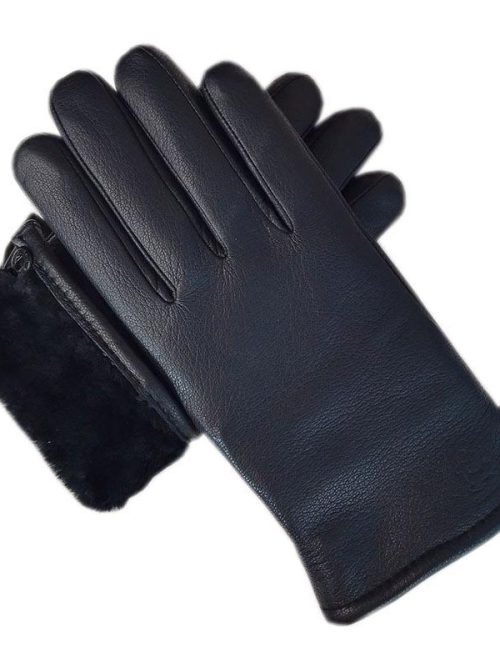Calder Wool Deerskin Leather Gloves