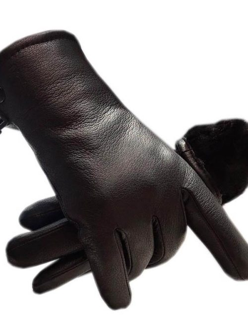 Calder Wool Deerskin Leather Gloves