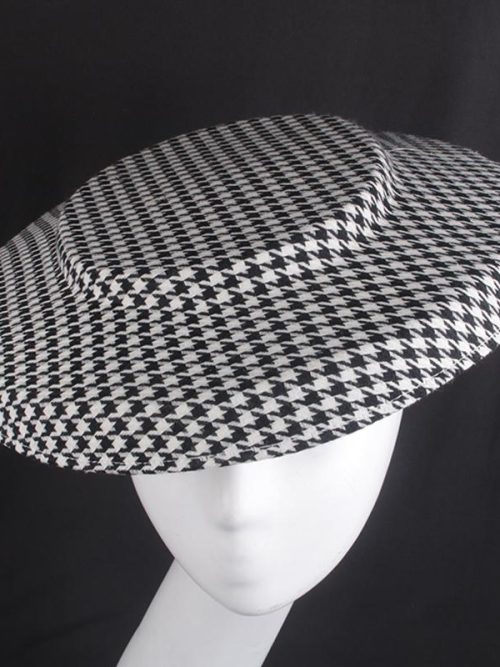 Femi Checkered Wide Brim Hat