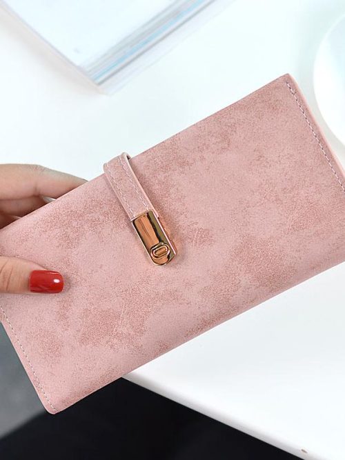 Sara Femina Soft Leather Purse – Pink