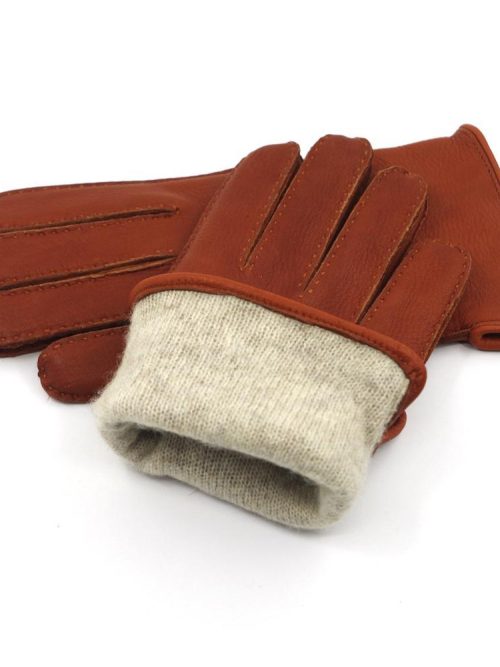 Harry Deerskin Leather Gloves – Cognac