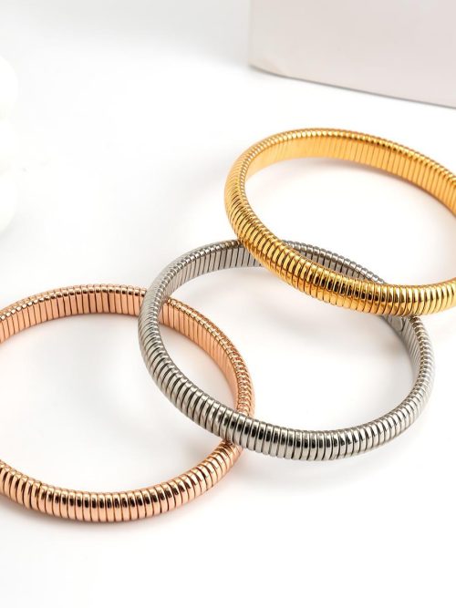 Bella Spiral Bangles – Set of 3