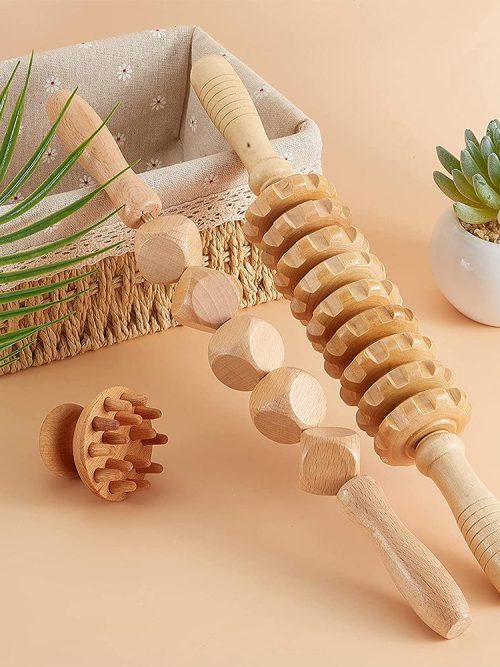 Huwei Wooden Body Massage Tool Set
