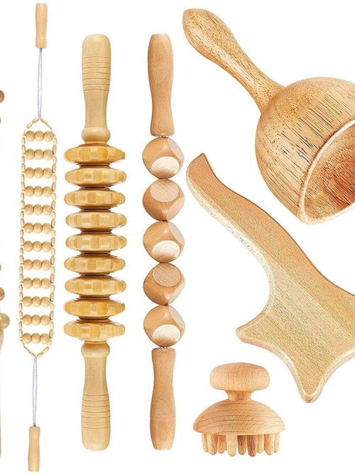 Huwei Wooden Body Massage Tool Set