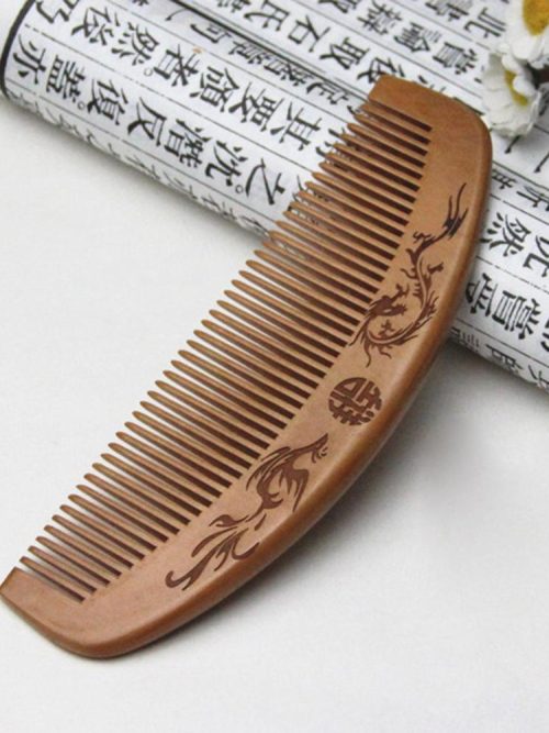 How Chinese Natural Wood Comb Set