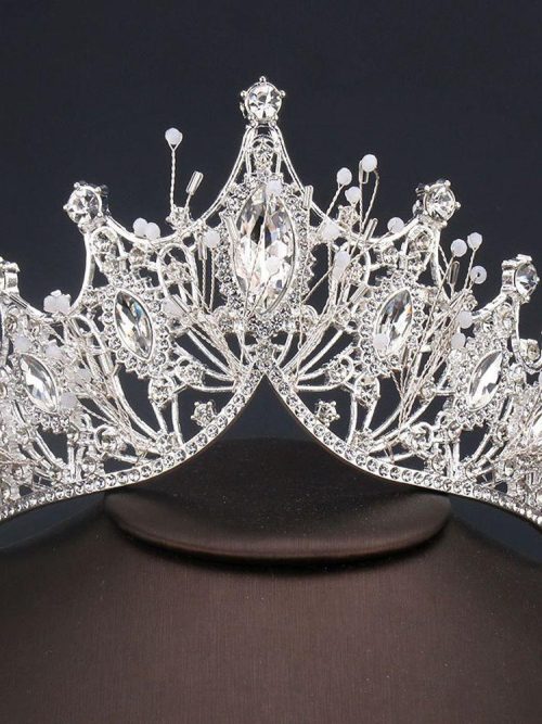 Avon Baroque Silver Rhinestone Tiara
