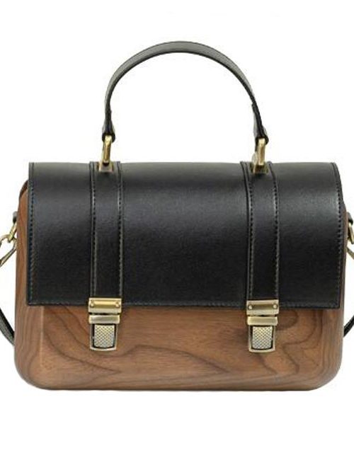 Glenda Handmade Wooden Handbag