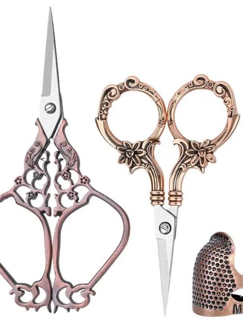 Scolio Antique Stainless Steel Sewing Scissors Set