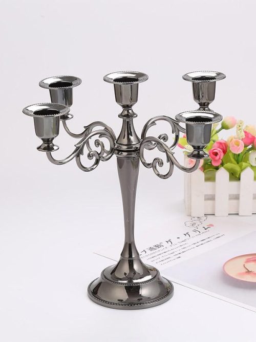 Acritic Antique Multi Candlestick Holder – 5 Candle