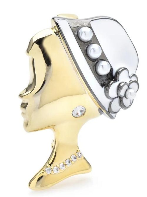 Shirley Hat Lady Brooch