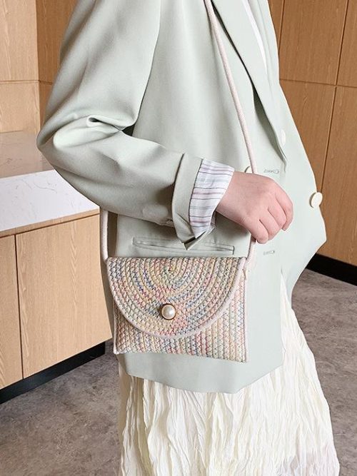 Herra Retro Wool Shoulder Bag – Rainbow