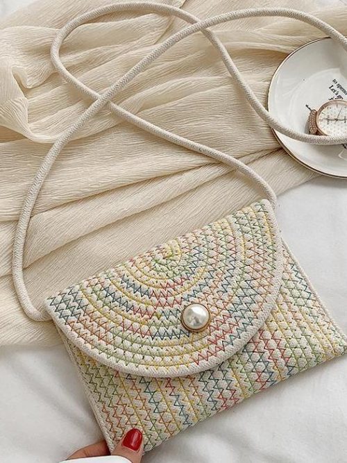 Herra Retro Wool Shoulder Bag – Rainbow