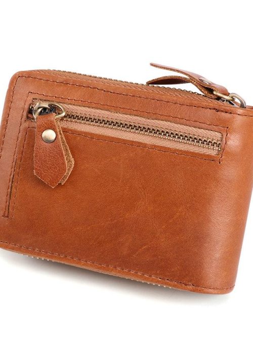 Genö Leather Card Holder Wallet – Tan