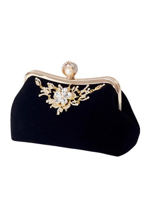 Gretel Vintage Crystal Flower Handbag