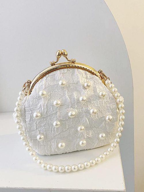 Lilly Ivory Pearl Evening Purse