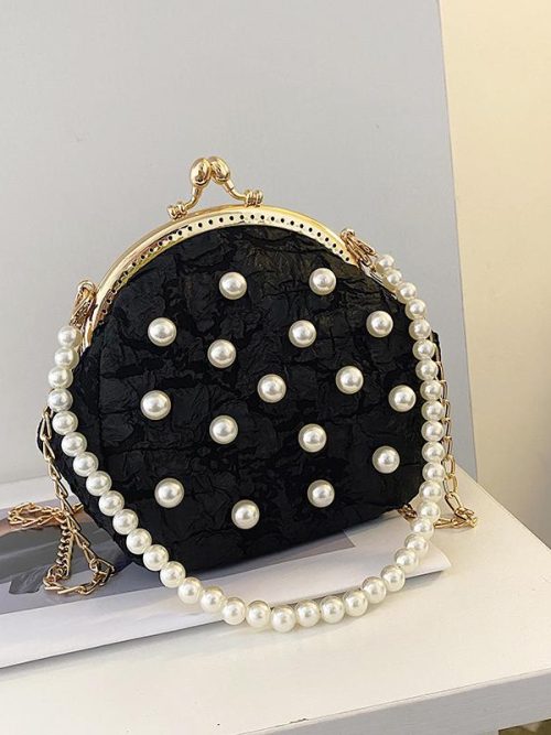 Lilly Black Pearl Evening Purse