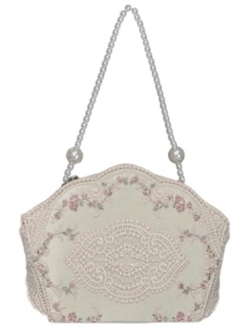 Sweve Vintage Embroidered Flowers Handbag