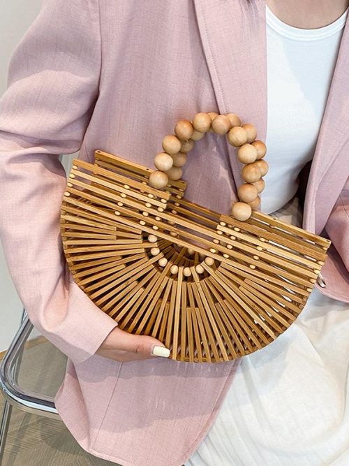 Hibanna Hollow Bamboo Handbag
