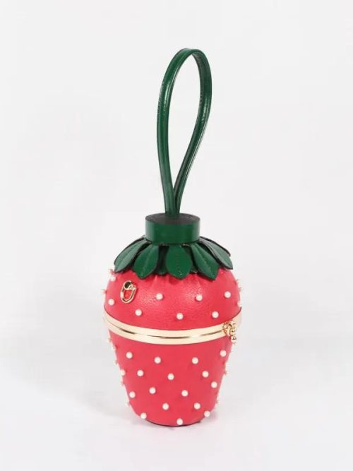 Vanessa Strawberry Shoulder Bag