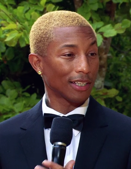 Pharrell Williams at the Lion King Premiere